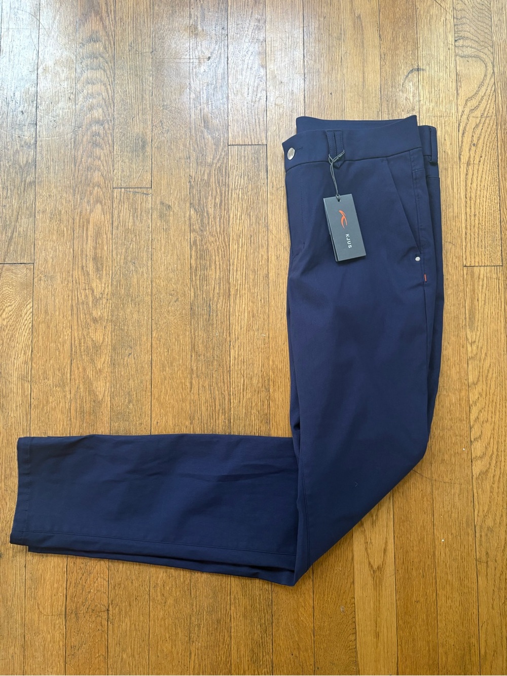 KJUS Women Ikala 5-Pocket Pant Navy Blue Size 40 US 10 Slim Fit NWT Golf
